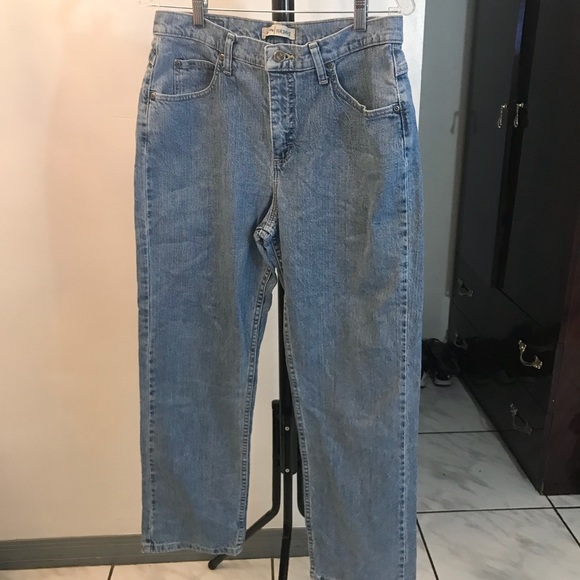 Riders Womens Jeans 10P Light Washed Blue Denim Relaxed Cotton Lycra Casual - Picture 4 of 11